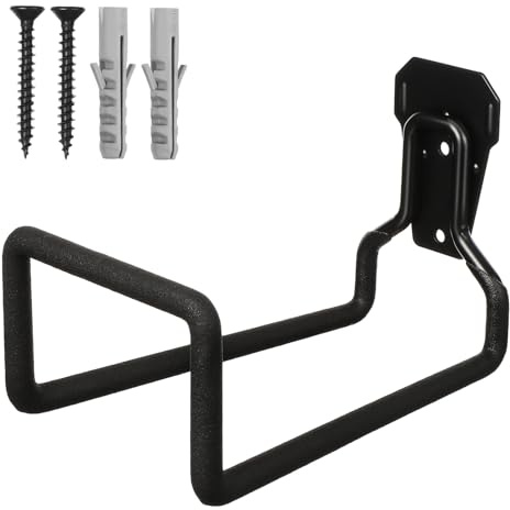 DIYEAH Gancho para Manguera de Jardín Resistente de Metal Soporte de Pared para Garaje y Exterior Ganchos Multiusos para Colgar Herramientas y Mangueras Ahorro de Espacio y Alta