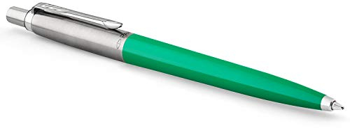 Parker Jotter Originals Collection-Kugelschreiber, grüne Oberfläche im Retrolook der 90er-Jahre, mittelfeine Schreibspitze, Blaue Tinte, 1 Stück