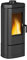 La Nordica Kaminofen Candy 4.0 - Gusseisen, Schwarz, Holz, 6,2 kW, 177 m³, 85,1% Effizienz, 89 x 40 x 40 cm