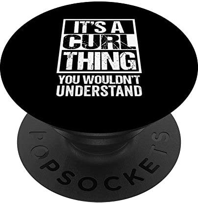 It's A Curl Thing You Wouldn't Understand Curls Wavy Hair PopSockets Klebender PopGrip
