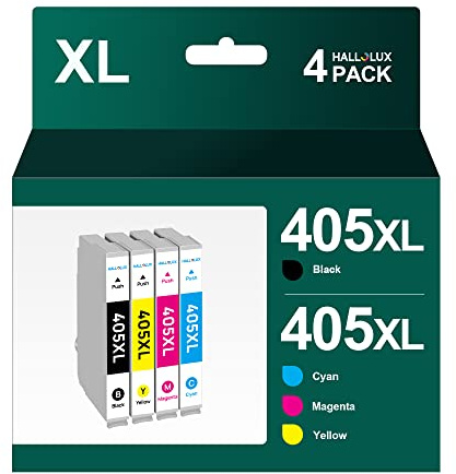 Kompatibel für 405XL Tinte Kompatibel für 405XL Druckerpatronen für Epson WF 3825 Druckerpatronen WF-3820DWF WF-4820DWF WF-4825DWF WF-4830DTWF WF-7830DTWF WF-7835DTWF WF-7840DTWF (4er-Pack)