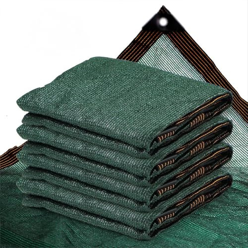40% Malla De Sombra Verde, Red De Sombra con Ojales, Fácil De Instalar, Tela De Sombra para Invernadero, Red Resistente A Los UV para Planta Flor Jardín (3X5)