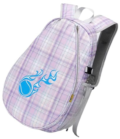 Zaino da tennis per bambini, impermeabile, Oxford, con tasche in rete, per giovani atleti