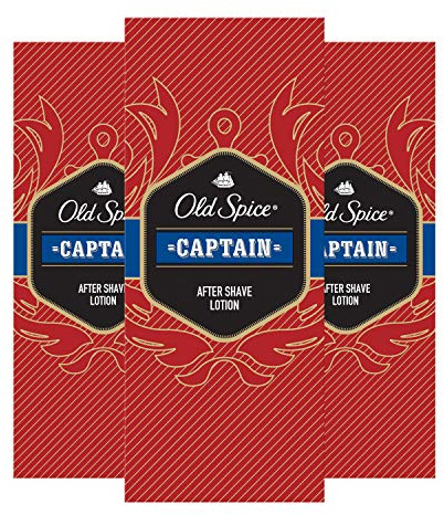 Old Spice Captain After Shave Lotion, 3er Pack(3 x 100 ml)