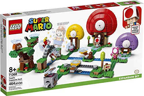 LEGO 71368 Super Mario Toad’s Treasure Hunt Expansion Set Buildable Game