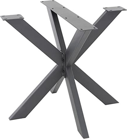 Spider Tischgestell - Tischfüße Möbelfüße, Schwerlast Tischkufen Stahl, Metall Tischbeine, DIY Couchtisch, Industriedesign, Einfache Montage, Schwarz (Size : 58 x 43 x 98 cm)