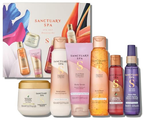 Sanctuary Spa Spa Day Discovery Gift Set, Vegan, Gift For Women, Birthday Gift, Womens Gift Sets, Self Care Gift