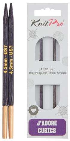 KnitPro J’adore Cubics Austauschbare Nadelspitzen 4 (10cm) | 4,5mm