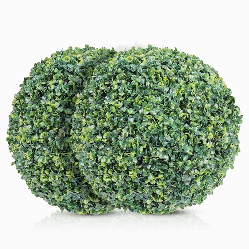 DRAY Artificial Boxwood Balls (20 Inch), Green, DR1HD