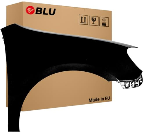 BLU Kotflügel Passend für Volkswagen GOLF VI 6 SCHRÄGHECK L041 LO41 Rechts Schwarz | 2008-2016 | Vorderseite Vorne | Lackiert | Einbaufertig