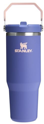 Stanley IceFlow 2.0 Flip Straw Tumbler with Handle 30 oz | Twist On Lid and Flip Up Straw | Leakproof Water Bottle | Insulated Stainless Steel | BPA-Free | Lupine
