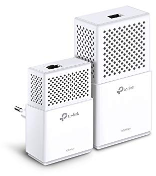 TP-Link TL-WPA7510 - Kit de Adaptadores Powerline Gigabit AV1000 Cobertura Internet, Línea Eléctrica, WiFi AV 1000 Mbps 2 Puertos, Ideal Smart TV, Ps4, Nintendo Switch