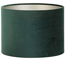 Light & Living Lampenschirm Zylinder Velours - Dutch Green - Ø30x21cm - Zylinder - Samt