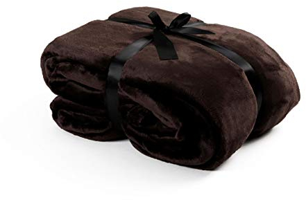 ESTEXO Kuscheldecke Größe XXL 220 x 240 cm Felloptik Tagesdecke Bettüberwurf