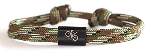 myGreta personalisiertes Mountainbike Surfer Armband, Segeltau Armband mit Gravur, Fahrrad, Trekking, Wegbegleiter, Tour