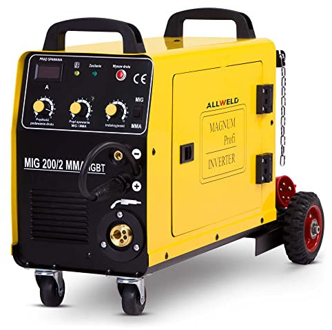 Magnum MIG 200/2 - poste a souder MIG MAG multi procédé 230V / 400V 200A avec chariot - Fonctions fil fourré, soudage MMA, contrôle de l'induction et soudobrasage (Solo)