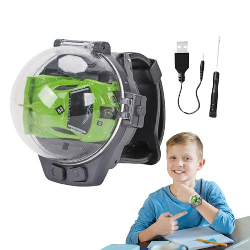 Remote Control Watch Car for Kids, Racing Car Wrist Toy, 2.4 GHZ Small Race Car Toy for Kids Adults, Long Distance Remote Controlled Toddler Toy Vehicle