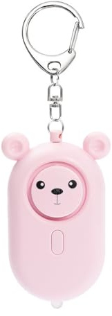 Tomedeks 1 Pièce Alarme Personnelle anti agression avec Lumière LED, Ring Alarm de 130 DB, Lampe Puissante, Alarmes de Poche, Porte-clés Compact d'urgence pour Enfants, Femmes et Personnes âgées