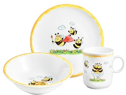 Kindergeschirr-Set 3-tlg. FLEISSIGE BIENEN 65152 COMPACT Seltmann