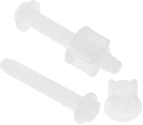 Tofficu Lot De 2 Vis De Siège De Toilette En Pom, Boulons Fixations Robustes Pour Abattant Wc Ancien, Kit De Réparation Salle De Bain, Accessoires Pour Hôtels Et Restaurants, Usage Solide