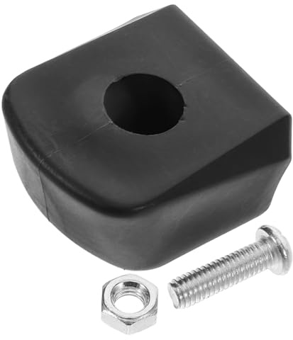 GOOHOCHY Juego de 1 Bloque de Freno para Patines en Línea, Zapata de Freno de PU Negra, Recambio Antideslizante Portátil para Patinaje Seguro y Control en Exteriores