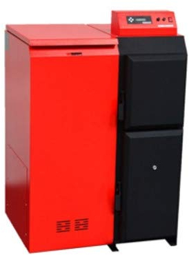 ThermoFlux Pelletkessel | Pelling 25 ECO | 25kW | 135kg Behälter links