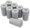 ECENCE Buffer Stopper for Roller shutters, Set of 8pcs 40mm incl. Screw Grey, end Stop, Complete Roller Shutter Protection