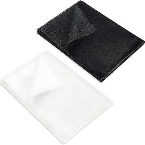 2 Stück Bügelvlies zum Verstärken 100 X 200 cm Volumenvlies zum Aufbügeln Stickvlies Vliesstoff Bügelflies Stoff zum Aufbügeln zum Nähen Basteln Schneidern