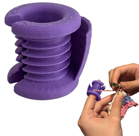 Garn Guide Ring för Virkning Stickning Fingerborg Verktyg för Stickning