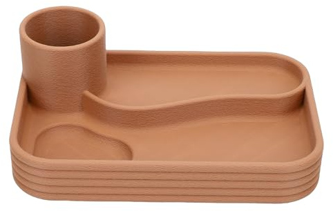 Fabater Schreibtischablage mit Stifthalter, Schreibtisch-Organizer, Tragbare Tischablage Zur Aufbewahrung von Stiften, Büroklammern, Schlüsseln, Schmuck, Büro, Zuhause