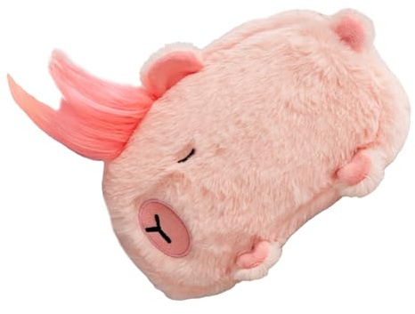 Plush Pencil Kapybara Pung, pink, se beskrivning, Unisex | Animal Plush Pencil Case Office Bag For Home Office, Middle School, High School, University, College Dorm, Under