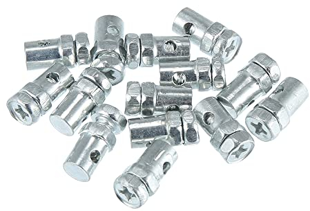 sourcing map 14 Stück 5mm Gewindedurchmesser Universal Motorrad Bremsleitung Kabel Draht Schrauben Befestigungselement
