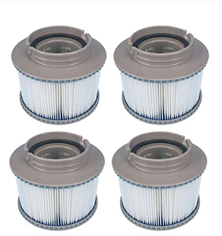WuYan Lot de 4 filtres de rechange pour MSpa FD2089, cartouche de filtre pour piscine et spa