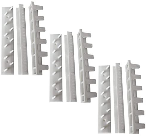 XLKJ 9pcs Crochets Adhésifs Porte Bijoux, Cintre Porte Bijoux Mural, pour Boucles d’Oreilles Colliers Bracelets