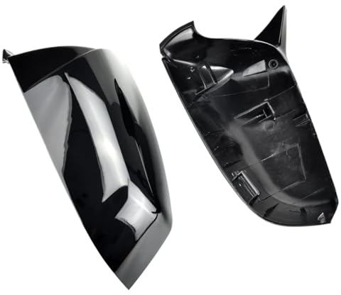Spiegelkappe Carbon Black Side Wing Rückspiegel Abdeckkappe Für 5 6 7 Series F01 F02 F03 F04 F06 F07 F10 F11 F12 F13 2009–2015 Rückspiegel Spiegelkappen(Farbe:Bright Black)