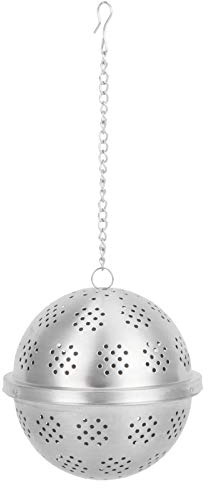 Boule de Filtre Infuseur à thé en Acier Inoxydable 304, Conception de Verrouillage Rotatif, Revêtement, Multi-usage pour le thé, épices, Hot Pot, Accessoires de (85x45x15cm /