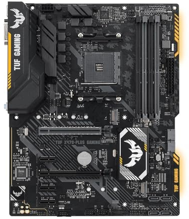 scheda madre Scheda madre Fit For ASUS TUF X470-PLUS GAMING X470 AM4 ATX con supporto for CPU Ryzen 7/9/5 5900X 5800X 5800X3D DDR4 2×M.2 SATA III