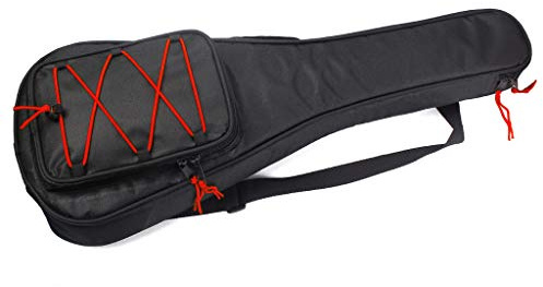 Alnicov Concert Ukulele Bag Ukulele Case 24-Zoll-Baumwolle gepolstert Geometric Bag Gitarrenkoffer Musikinstrumente