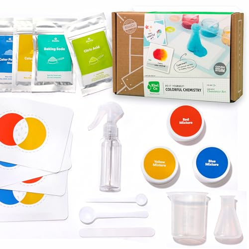 KiwiCo - Colorful Chemistry Set and Science Kit with Safe Chemical Reactions, for 3-8 Year Old Boys & Girls