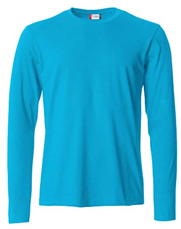 CliQue - Camiseta básica para hombre, turquesa, XXL