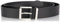 GANT Unisex Logo Leather Belt Gürtel, Black, 80cm