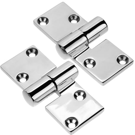 Housoutil 90 * 38 * 5mm Split Scharnier-edelstahl Scharniere Für Schrank Türen Einfach Abnehmbare Und