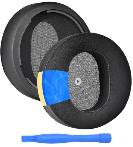 Cuscinetti Auricolari di Ricambio per Audeze Maxwell Cuffie di MMOBIEL - Cuscinetti Gel Raffreddante - Padiglioni Cuffie – Nero