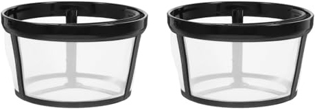 OSALADI Filtre À Café Permanent Réutilisable Taille 4 Panier Cylindrique Compatible Porte-Filtres Machine À Café Pour Infusion Riche Facile À Nettoyer Et Passe Au Lave-Vaisselle