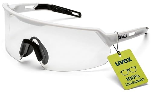 Uvex ultrashield Schutzbrille – kratzfest & beschlagfrei, sportliche Arbeits- und Bügelbrille mit 100% UV-Schutz, rutschfest & bequem