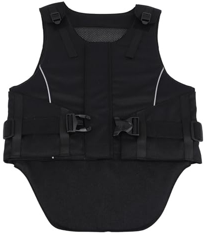 Chaleco Ecuestre Seguridad EVA Espuma amortiguadora Acolchado Chaleco Protector para Montar a Caballo para Hombres Mujeres Arenas de Carreras Montar al Aire Tela Resistente a la (XS)