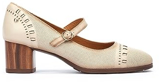 Pikolinos Zapatos tacón en Cuero CALAFAT para Mujer Color Marfil