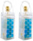 Lot de 2 sacs isothermes pour bouteille de vin et de bière - Refroidissement instantané et garde votre boisson froide - Garde au frais et au frais - Champagne et vin