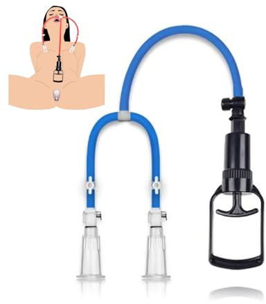 Qiyasex 2in1 Nippelsauger Nippel Pump Brustwarzensauger Nippel Sucker Extra Saugkraft Brustwarzen VergrößErung Saugen Milchpumpe Brust Klitoris Stimulator Sm Erotik Sexspielzeug FüR Frauen Paare