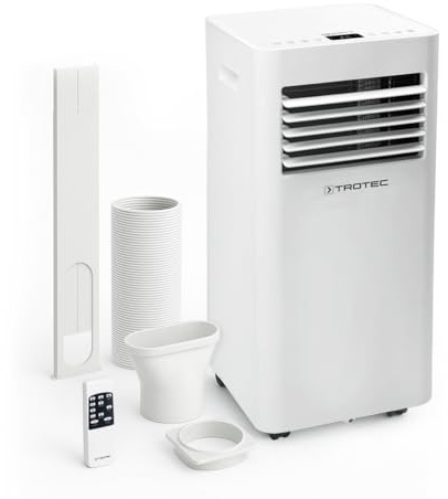 TROTEC PAC 2620 E WiFi mobiles Klimagerät – 2,6 kW/9.000 BTU, bis 34 m²/85 m³, 3-in-1 Klimaanlage mit WLAN